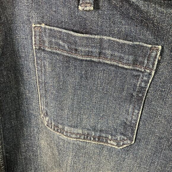 Old Navy Extra High-Rise Wide Leg Jeans‎ 18P Blue Denim Front Patch Pockets New - Picture 5 of 16